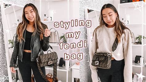 fendi bag styles|Fendi baguette outfit.